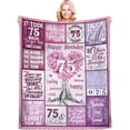 thumbnail image 1 of LHSHID 80th Birthday Gifts for Women 80 Years Old Birthday Gifts Unique 80th Birthday Decorations Gift Best 80th Birthday Gift Ideas for Mom Wife Sister Friend Happy Birthday 40x50in, 1 of 6