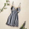 thumbnail image 3 of iopqo lingerie for women ladies pajamas suspenders underwear thin fashion pajamas home wear grey m, 3 of 4