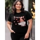 thumbnail image 4 of Camiseta de mujer, camisetas de manga corta, camisetas casuales, camisetas de cuello redondo con gnomo de amor para el Día de San Valentín para mujer, 4 of 8