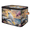 Multicolor 3, variant on ADECORIVY Coastal Lighthouse Storage Bin with Lid Fabric Beach Ship Seagull Foldable Storage Baskets Boxes for Clothes Shelves Closet Organizer Containers with Leather Handles for Wardrobe