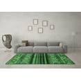 thumbnail image 3 of Ahgly Company Indoor Rectangle Abstract Emerald Green Modern Area Rugs, 4' x 6', 3 of 4