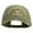 Khaki, variant on U.S. Army 1st Cavalry Division Embroidered Washed Solid Pigment Dyed Cotton Twill Brass Buckle Cap - Khaki OSFM