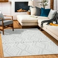 thumbnail image 3 of Cream Geometric Area Rugs for Living Room Washable Rugs Boho Moroccan Area Rug Soft Neutral Geometric Bohemian Carpet Distressed Indoor Rug for Bedroom Dining Room Office Foldable Nonslip Rug, 3 of 9