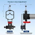 thumbnail image 2 of Universal Phone Scope Digiscope Adapter Metal Telescope Mount 3Axis Smartphone Holder for Spotting Scope with Remote, 2 of 5