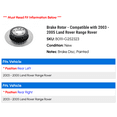 thumbnail image 2 of Brake Rotor - Compatible with 2003 - 2005 Land Rover Range Rover 2004, 2 of 2
