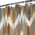 thumbnail image 3 of Colorful Geometric Chevron Pattern Shower Curtain 72"x84" ,Bathroom Decorative Shower Curtains Set with 12 Hooks,Modern Waterproof Washable Shower Curtain, 3 of 6