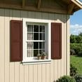 thumbnail image 3 of Barara King Shutters for Windows with Premium Board and Batten, Modern Shutters with Easy Mount for Farmhouse, Home Office, Living Room, Bedroom, Red(14"*25"), 3 of 8