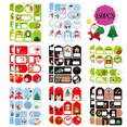 thumbnail image 1 of WJCA 150PCS Assorted Christmas Gift Tags - Self-Adhesive Festive Stickers with Various Cute Designs for Personalized Presents, Holiday Wrapping & Christmas Decorations, 1 of 7