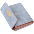 thumbnail image 2 of Cartera Brillar pequeña de cuero para mujer con bolsillos para monedas azul 12.5 * 10 cm, 2 of 4