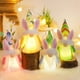 thumbnail image 3 of Conejito de Pascua Gnomo Felpa Tomte Escandinavo Elfo Decoraciones Led Iluminado Conejo Gnomos Adornos Sueco Tomte Enano Figuras Decoración de Mesa, 3 of 5