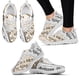 thumbnail image 1 of Zapatillas informales con cordones y estampado de periódico vintage para mujer, zapatos planos ligeros a la moda, calzado de malla transpirable, 1 of 6