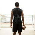 thumbnail image 4 of OULII 3Pcs Basketball Drawstring Bag Waterproof Sports Ball Carrier with Dual Shoulder Straps, 4 of 8