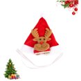 thumbnail image 2 of Minkissy 1Set Christmas Pet Hat Cat Costumes For Pets Red Cloth For Holiday Celebration, 2 of 8