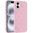 thumbnail image 2 of For Apple iPhone 16 Plus (6.7") Eco Friendly Bio-Degradable Design Hybrid Cases Slim Fit Soft TPU Drop Protection Rubber printed Cover, XPM Phone Case [Pink - Hearts], 2 of 5