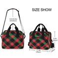 thumbnail image 3 of 10L Tote Insulated Reusable Lunch Bag With Adjustable Strap Santa Various Poses, 3 of 6