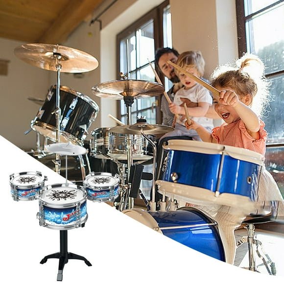 SUWHWEA Pile Jazz Instrument de Musique pour Enfants Ensemble de Cinq Tambours Jouet Pile Instrument de Percussion pour Éducation Précoce