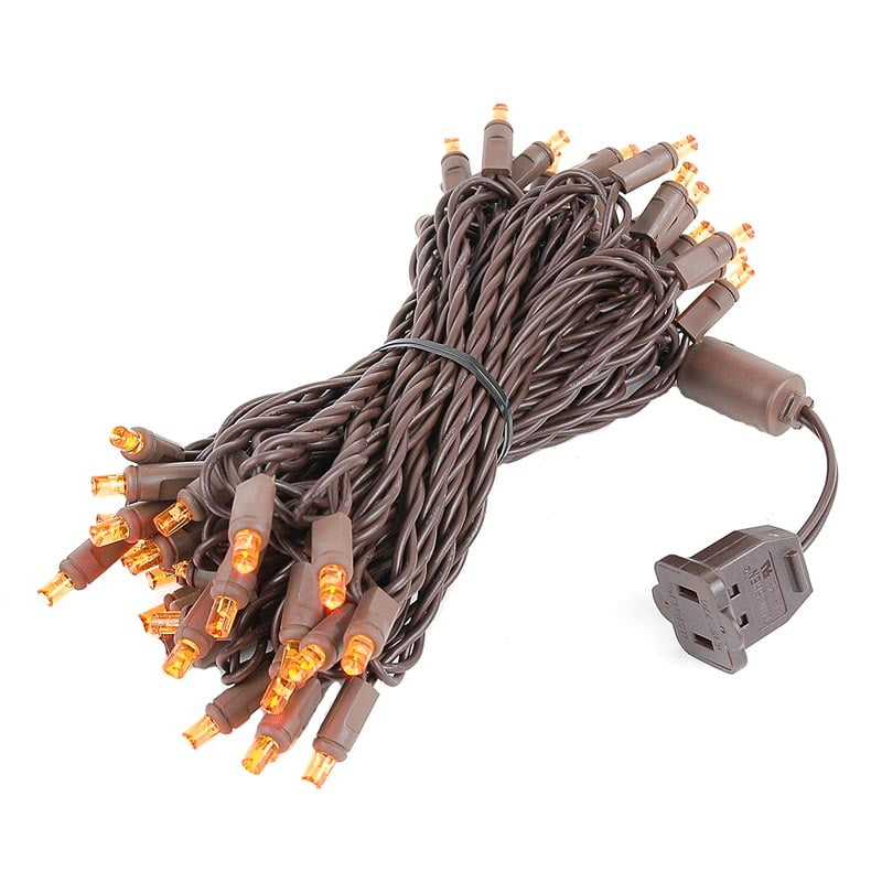 Novelty Lights 50 Light LED Christmas Mini Light Set, Outdoor Lighting