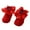 Red, variant on Baby Girl Socks Cotton Ruffle Princess Socks Ankle Socks Anti Slip Indoor Socks 0-24M