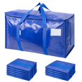 thumbnail image 1 of Bolsas de mudanza TICONN extra grandes, paquete de 12 con cremalleras y asas, 1 of 7