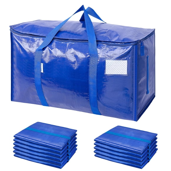 Bolsas de mudanza TICONN extra grandes, paquete de 12 con cremalleras y asas