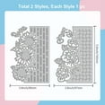 thumbnail image 6 of Sunflower Rose Floral Corners Cutting Dies for DIY Card Making Flower Lace Border Die Cuts Carbon Steel Embossing Stencils Template for DIY DIY Scrapbooking Album Craft Decor, 6 of 7