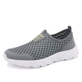 thumbnail image 4 of AUDeals Men's Slip On Sneakers, Lightweight Mesh Walking Shoes with Non Slip Comfort for Summer Fall and Travel, 4 of 7
