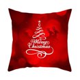 thumbnail image 3 of Housse de Coussin Motif Père Noël Imprimé Polyester Anti-Déformation Décoration Maison, 3 of 3