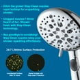 thumbnail image 3 of POP SANITARYWARE High Pressure Handheld Shower Head, 9 Modes Handheld Showerhead with 59 Inch Stainless Steel Hose and Adjustable Bracket, Built-in Power Wash to Clean Tub, Clean Corner,Tile & Pets, 3 of 6