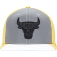 thumbnail image 2 of Men's Mitchell & Ness Gray/Yellow Chicago Bulls Day 5 Snapback Hat, 2 of 5