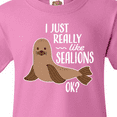 thumbnail image 4 of Inktastic I Just Really Like Sea Lions Ok Youth T-Shirt, 4 of 5