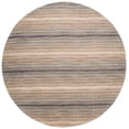 thumbnail image 2 of Safavieh Himalaya Renae Striped Wool Area Rug, Gray, 6' x 6' Round, 2 of 7