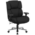 thumbnail image 2 of Emma + Oliver 24/7 400 lb. High Back Black Tufted Fabric Ergonomic Office Chair, Lumbar Knob, 2 of 13