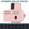 thumbnail image 6 of Nalacover Crossbody Wallet Case for Samsung S22 RFID Blocking Card Slot Holder, Magnetic Flip Folio Purse Case, PU Leather Envelope Design Handbag Women Girls for Samsung Galaxy S22, Pink, 6 of 10