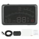 thumbnail image 1 of Conjunto de pantalla frontal para proyector de coche de 5,5 pulgadas OBD2 HUD datos de conducción de parabrisas E4 Universal, 1 of 5
