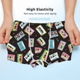 thumbnail image 3 of Yiaed Colorful Retro Tape Print Boys' Boxer Briefs Cotton Casual Stretch Comfort Boys Boxers - Kids Boxer Briefs Underwear for Boys (6-18)-X-Small, 3 of 5