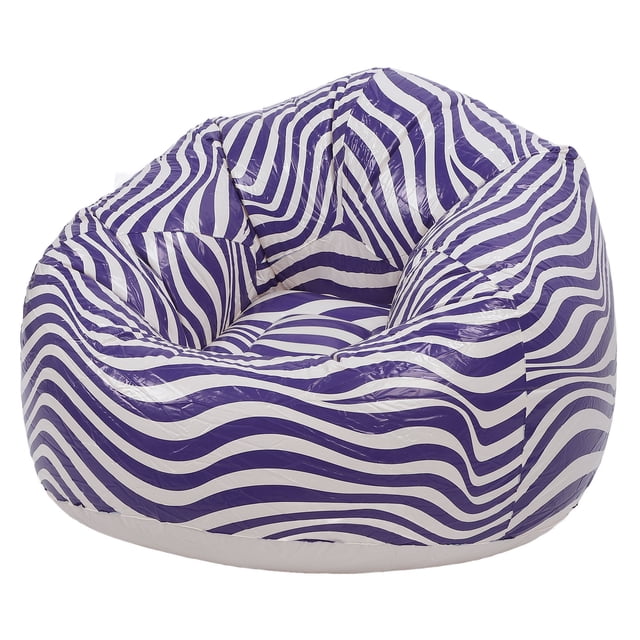 Inflatable Chair, PVC Beach Lounger Portable Couch Foldable Seating for Indoor Outdoor With Ergonomic Design for Comfort Inclined Back Support