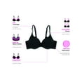 thumbnail image 5 of Women's Maidenform DM0070 Comfort Devotion DreamWire Full Coverage Bra (Evening Blush 38D), 5 of 12