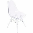 thumbnail image 1 of Nicer Furniture Eiffel Clear Legs Chair, 1 of 5