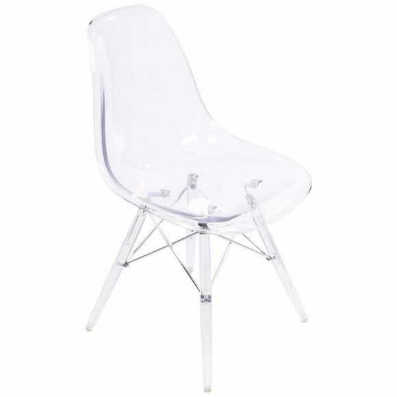 Nicer Furniture Eiffel Clear Legs Chair