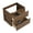 1#Brown Oak, variant on DUOSONG 24" Wall-Mounted Bathroom Vanity, (Only The Cabinet Body)-Bvb01924Bno-2 Brown Oak Plywood Bath & Faucets Bathroom Storage