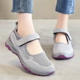 thumbnail image 2 of Gvdentm Shows for Womens Outdoor Mesh Solid Color Breathable Shoes Women Light Gray,6, 2 of 8