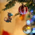 thumbnail image 4 of Dragon Christmas Ornaments 3.14 Inch Acrylic Christmas Tree Hanging Decorations Set Cute Cartoon Dragon Figurines for Home Car Holiday Vacation Themed Decor Party Supplies, 2D, 4 of 5