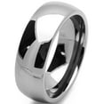 thumbnail image 2 of Men's 8MM Comfort Fit Stainless Steel Wedding Band Classic Domed Ring (Size 5 to 15) Size 6, 2 of 4