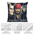 thumbnail image 5 of Johnny Depp Pillow Case Soft Pillow Cover Pillowcase Decorative Cushion Cover Home Decor 20 "x20 ", 5 of 8