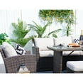 thumbnail image 5 of Direct Wicker  7 Piece Patio Furniture Rattan Sofa Set with Cushions, Brown, 5 of 10