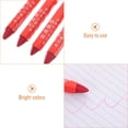 thumbnail image 3 of OULII 4Pcs Red Wax Tire Marker Pen Waterproof for Auto Tire Repair and Lumber Craft Marking, 3 of 8