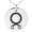 Silver, variant on Stainless Steel Troll Cross Viking Norse Engraved Small Medallion Circle Charm Pendant Necklace