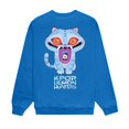 thumbnail image 3 of Pop cazadora para niña Demo-n Hunters Round-Neck Sweatshirt,Soft Streetwear Pullover,Cute Long Sleeve Sweatshirt for Fall Winter （Blue）, 3 of 4