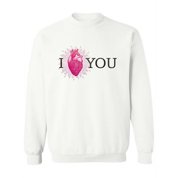 I Anatomically Love You. Sweatshirt Women -Image by Shutterstock, Female 5X-Large
