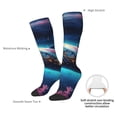 thumbnail image 4 of Naloa Vintage Colorful Patterned Dolphin Thigh High Socks Extra Long Stretchy Sock Women Over Knee High Opaque Stocking Daily Wear, 4 of 6